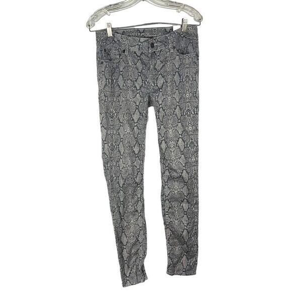 BUFFALO David Bitton low rise skinny Jazz jeans snakeskin grey pink size 29” - Picture 6 of 16